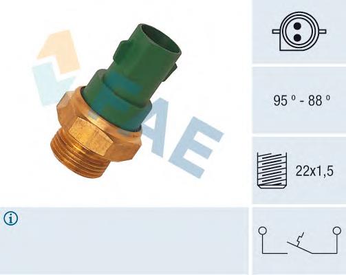 Sensor de temperatura  FAE 37240 precio, desde 18,25 EUR
