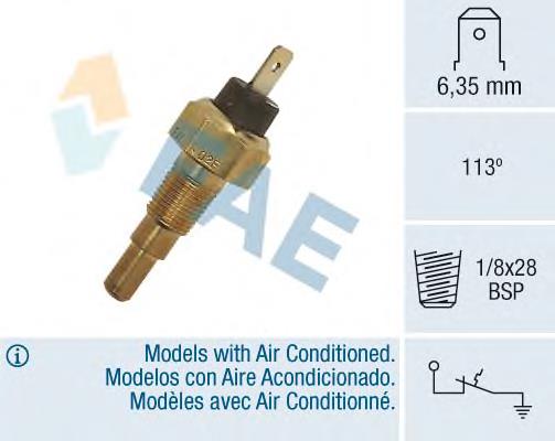 35670 FAE sensor de temperatura del refrigerante