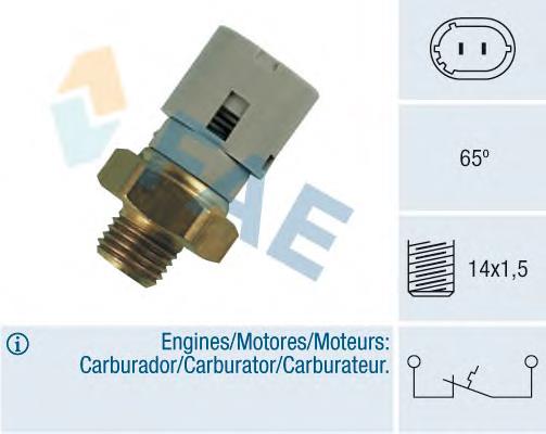 7700743332 Renault (RVI) sensor de temperatura del refrigerante