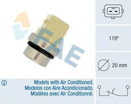 Sensor de temperatura  FAE 35310 precio, desde 9,30 EUR
