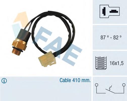 36240 FAE sensor, temperatura del refrigerante (encendido el ventilador del radiador)