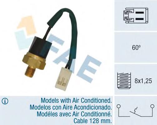 Sensor de temperatura del refrigerante 35855 FAE