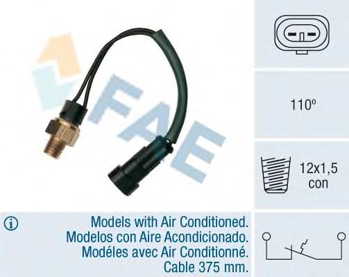 Sensor de temperatura del refrigerante 35840 FAE