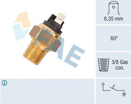 Sensor de temperatura del refrigerante 35960 FAE