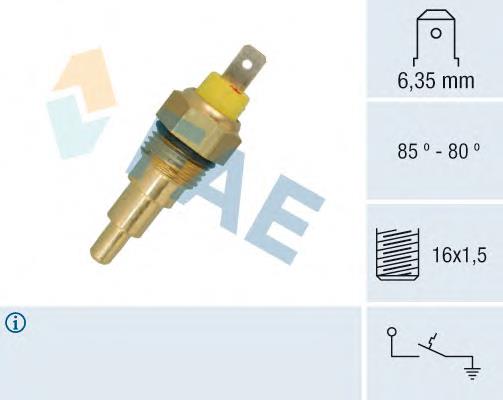 37630 FAE sensor, temperatura del refrigerante (encendido el ventilador del radiador)