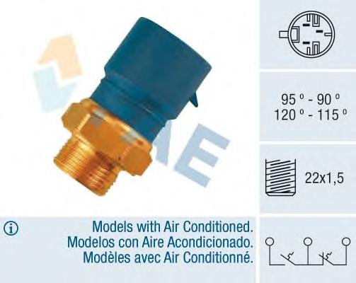 Sensor de temperatura 38235 FAE