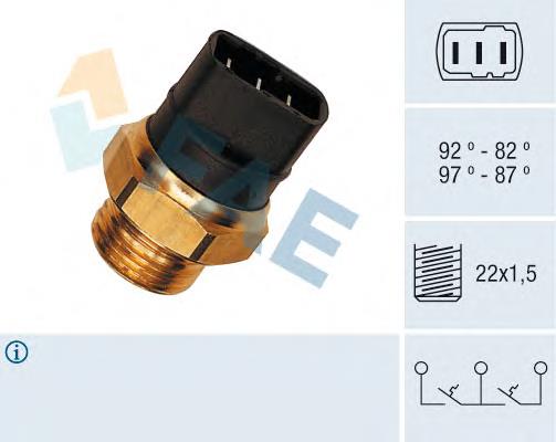 Comprar 38150 FAE Sensor de temperatura del refrigerante, salpicadero