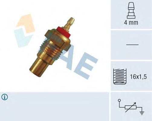 Sensor de temperatura del refrigerante 25918510 Mazda