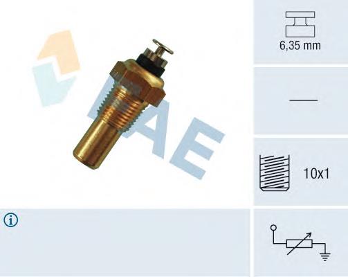 Thermistance FAE F33090 – Carter Noir, Filetage M12x1.5, 2 Pôles, Pour Capteur De Température - 3