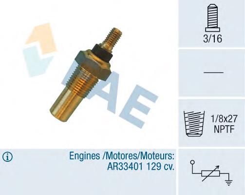 Sensor de temperatura del refrigerante FAE 32040 precio, desde 6,42 EUR