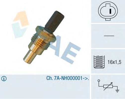 Sensor de temperatura del refrigerante FAE 32640 precio, desde 10,00 EUR