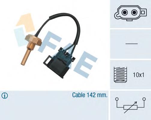 Sensor de temperatura del refrigerante FAE 32370 precio, desde 22,87 EUR