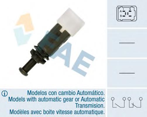 Interruptor de luz de freno 24895 FAE