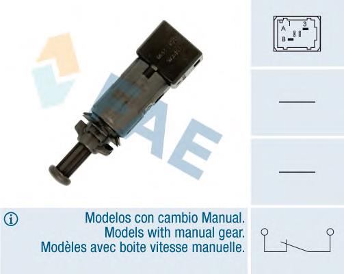 Interruptor de luz de freno 24890 FAE