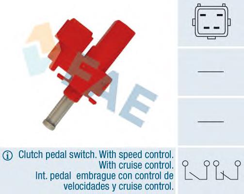 Comprar 24835 FAE Interruptor de embrague