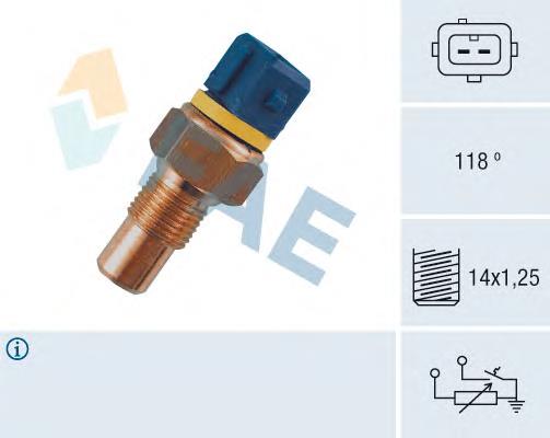 Sensor de temperatura del refrigerante FAE 34050 precio, desde 12,25 EUR