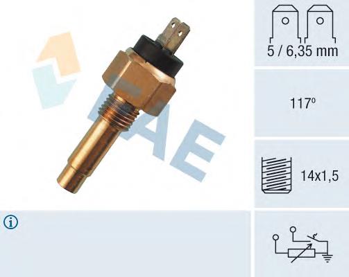 34160 FAE sensor de temperatura del refrigerante