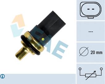 Sensor de temperatura del refrigerante Audi Q7 4MB, 4MG, 4MQ