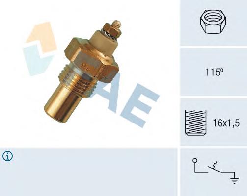 24245 Peugeot/Citroen sensor de temperatura del refrigerante