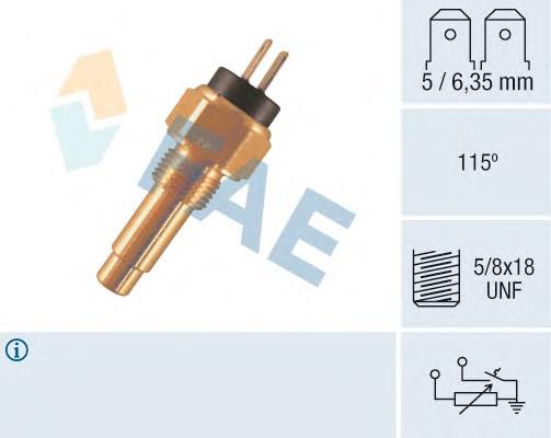 34480 FAE Sensor temperatura refrigerante