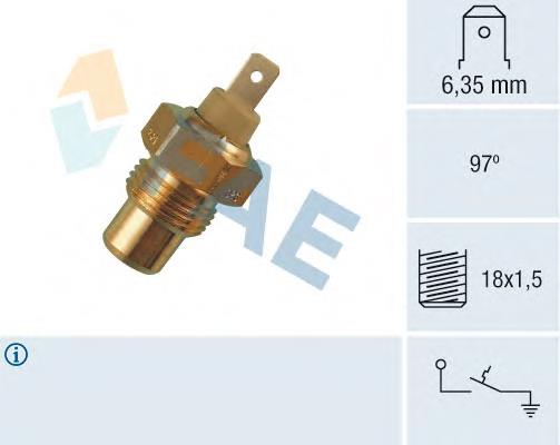 1640324 Ford sensor de temperatura del refrigerante