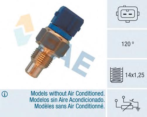 Sensor de temperatura del refrigerante FAE 34460 precio, desde 18,79 EUR