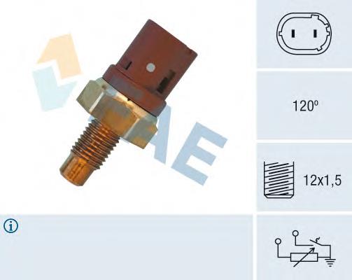 Sensor de temperatura del refrigerante 34390 FAE