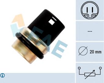 Sensor de temperatura del refrigerante FAE 33610 precio, desde 10,02 EUR