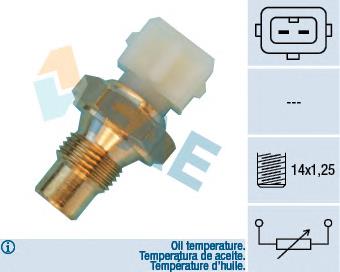 Sensor, temperatura del aceite para Citroen BX (XB)