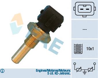 Sensor de temperatura del refrigerante FAE 33410 precio, desde 16,84 EUR