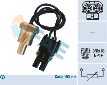 33002383 Chrysler sensor de temperatura del refrigerante