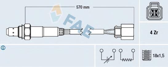 Sonda Lambda 77289 FAE