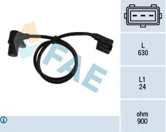 Sensor de posición del cigüeñal 79036 FAE