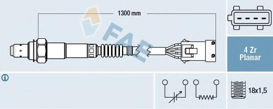 Sensor de oxígeno previo al catalizador 77284 FAE
