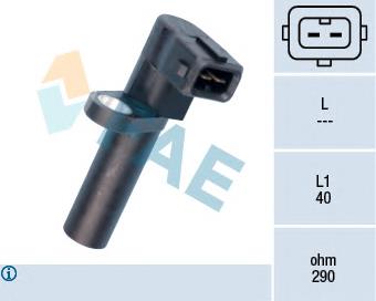 Sensor de posición del cigüeñal 79095 FAE