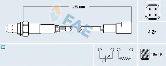 77212 FAE sonda lambda