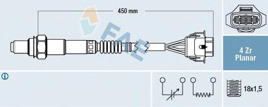 77209 FAE Sensor de oxígeno previo al catalizador