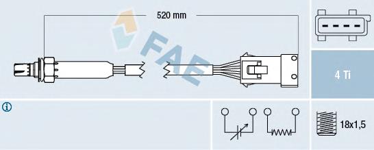 Sonda Lambda 77188 FAE