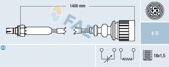 Sonda Lambda 77186 FAE