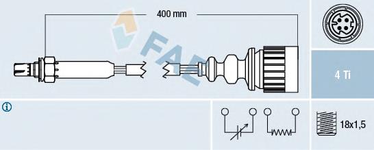 Sonda Lambda 77187 FAE