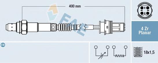 77251 FAE Sonda lambda (NOx, O2)