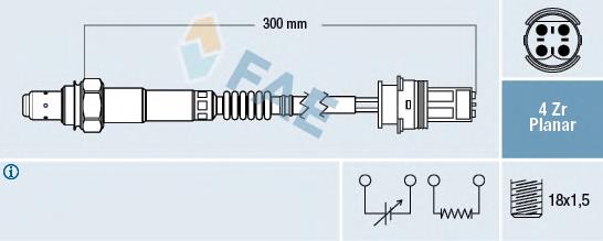 Sonda lambda 3922L0030 Ridex