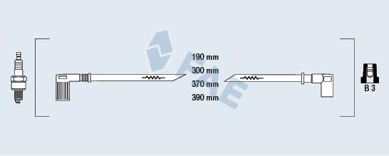85250 FAE Cables de alta tensión, juego