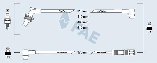 85210 FAE Cables de alta tensión, juego