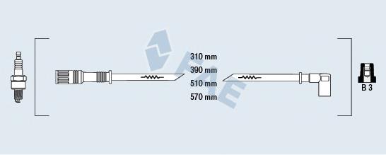 85280 FAE cables de bujías