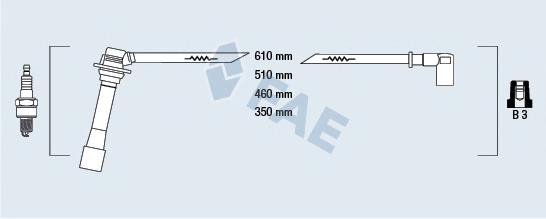 83261 FAE cables de bujías