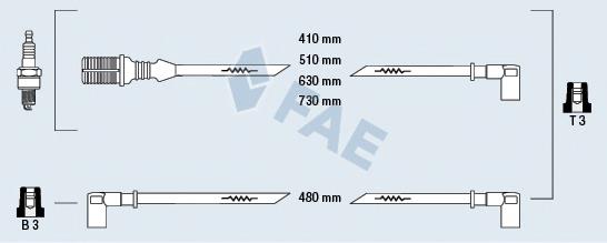 Cables de encendido NGK 6045