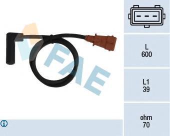 Sensor de posición del cigüeñal 79158 FAE