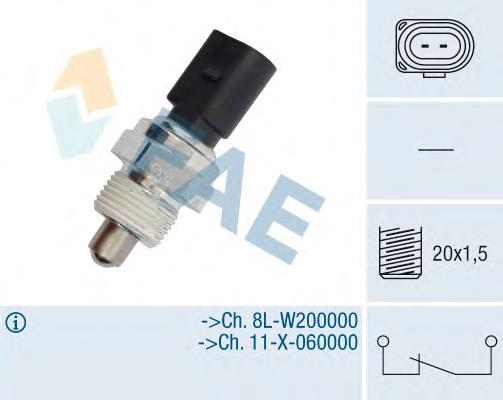Comprar 41270 FAE Interruptor de luz de marcha atrás