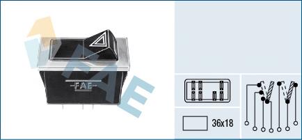 62340 FAE Botón de emergencia